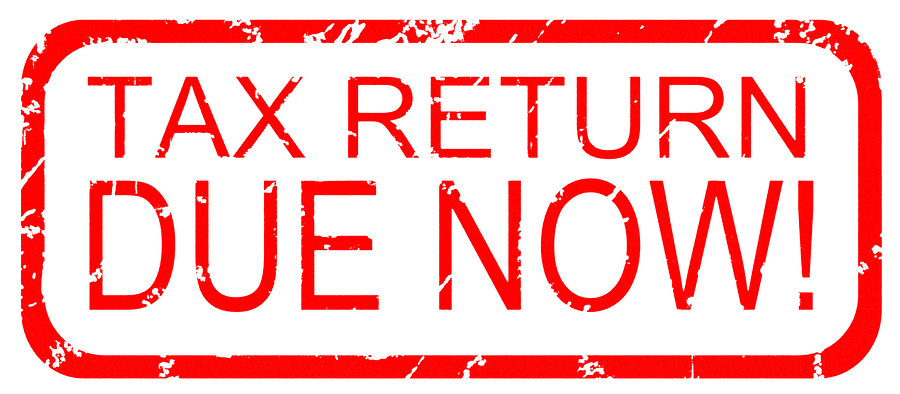 Tax Return Due Now